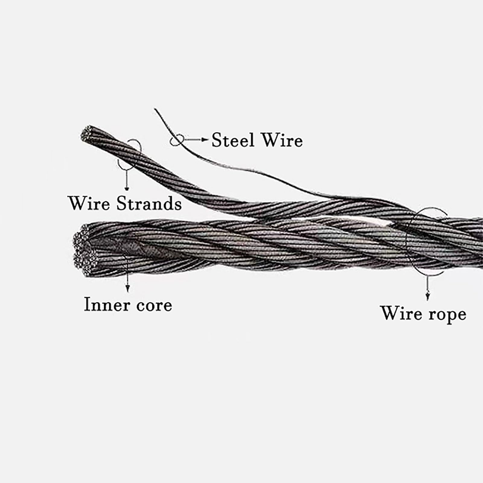 VXHCS 304 Edelstahl-Seilnetz, Flexibles Seil-Geländer-Netz, 2mm Drahtdurchmesser Diebstahlsicheres, Sturzsicheres Edelstahl-Sicherheitsnetz (0.8x4m)