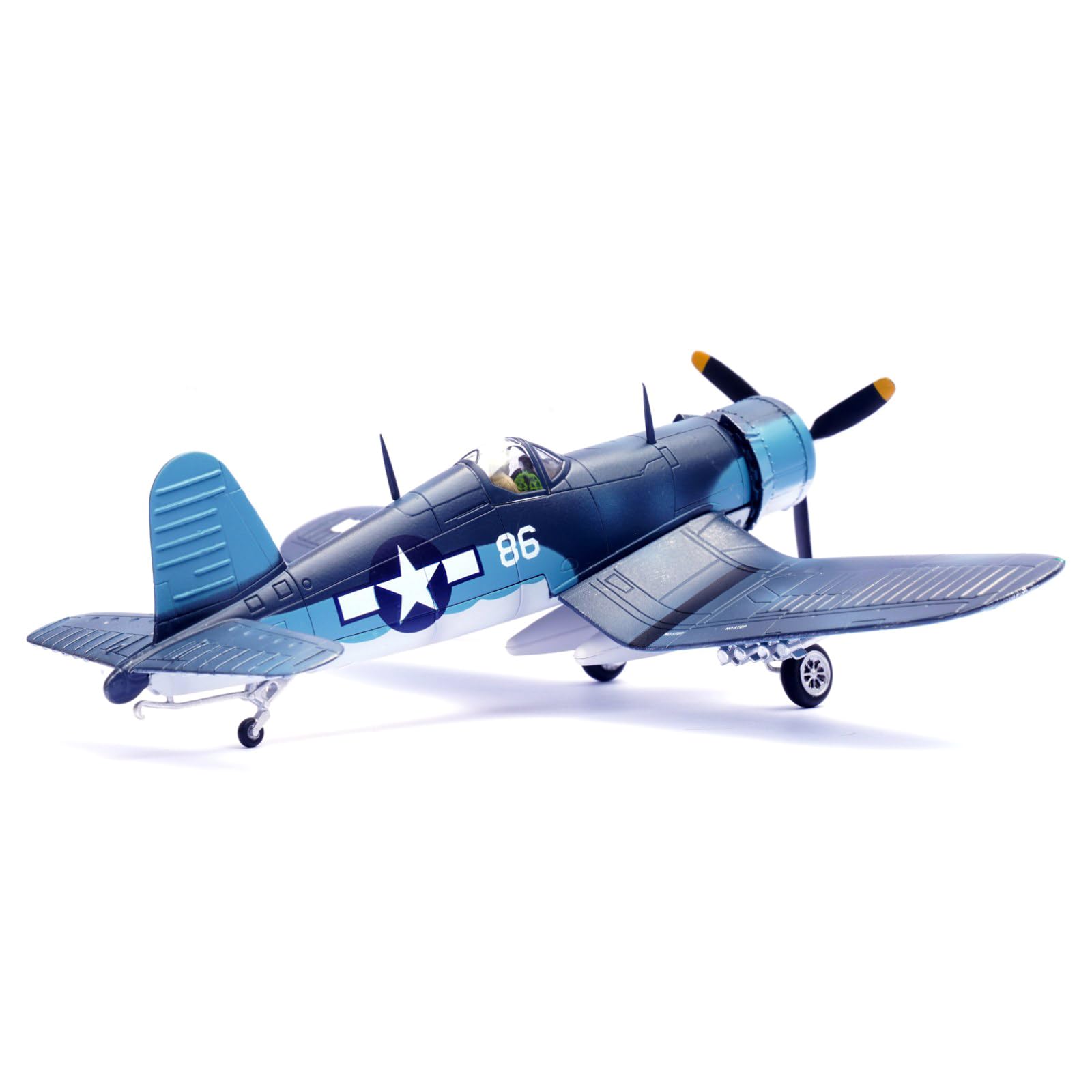 Amazon.co.jp: 1:72 合金 WWII USMC F4U コルセア戦闘機 VMF-214