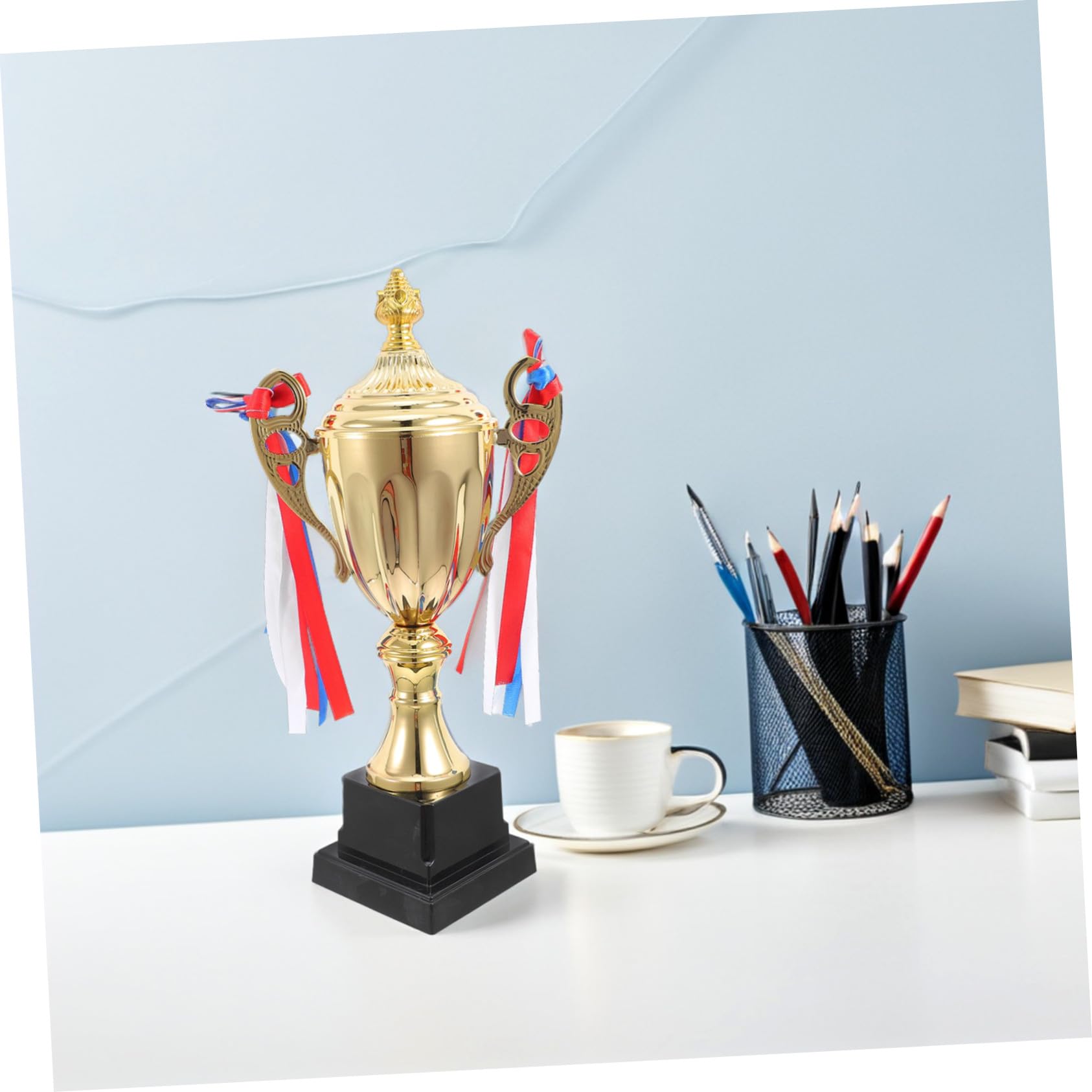 TOYANDONA Coppa Premio in Metallo Dorato Design Elegante per Premio Competizione Sportiva di Partecipazione per Cerimonie e Eventi