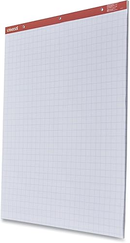 Miniatura 6 de Universal 35602 Almohadillas de caballete recicladas, cuadrille, 27 x 34, blanco, 50 hojas (caja de 2 almohadillas)