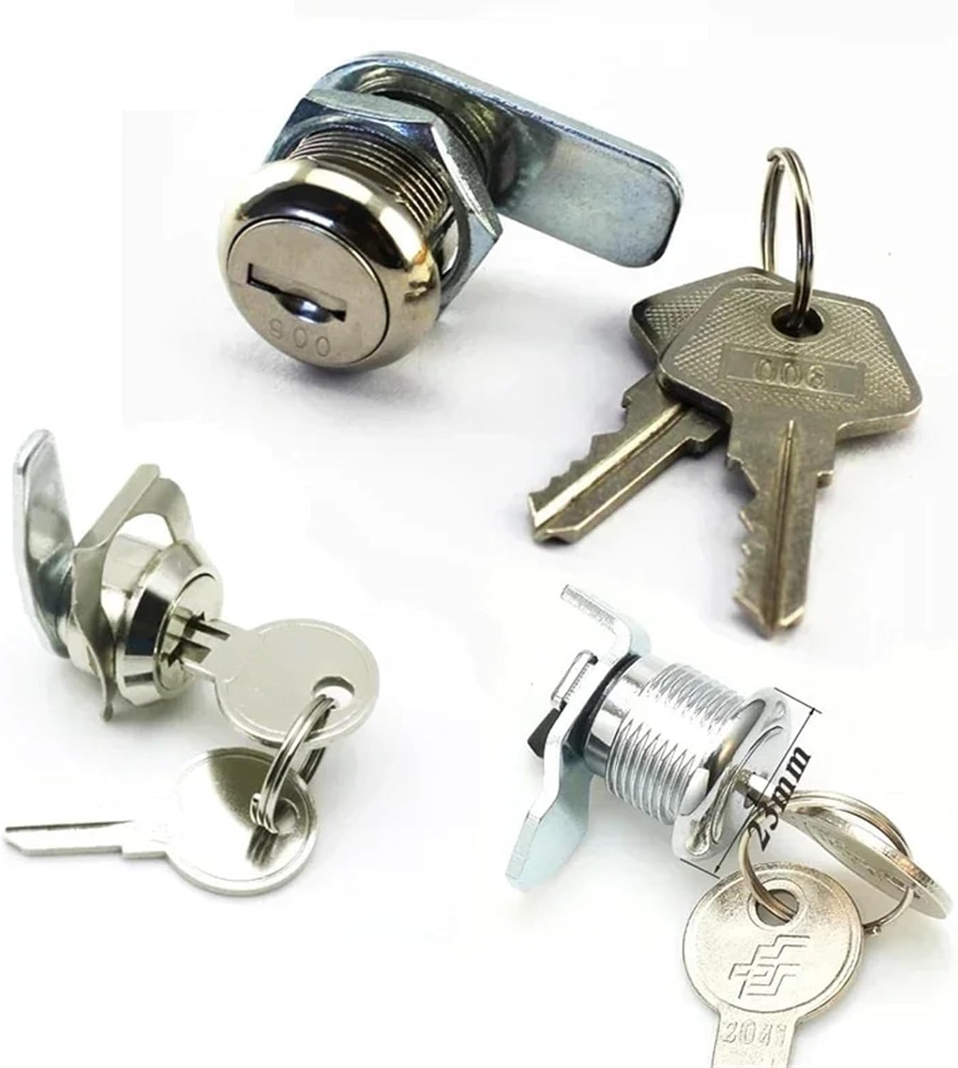 Cash Box Cam Lock for POS Machine Cash Drawer Furniture Hardware 1015 1Pcs(E - Different Key)