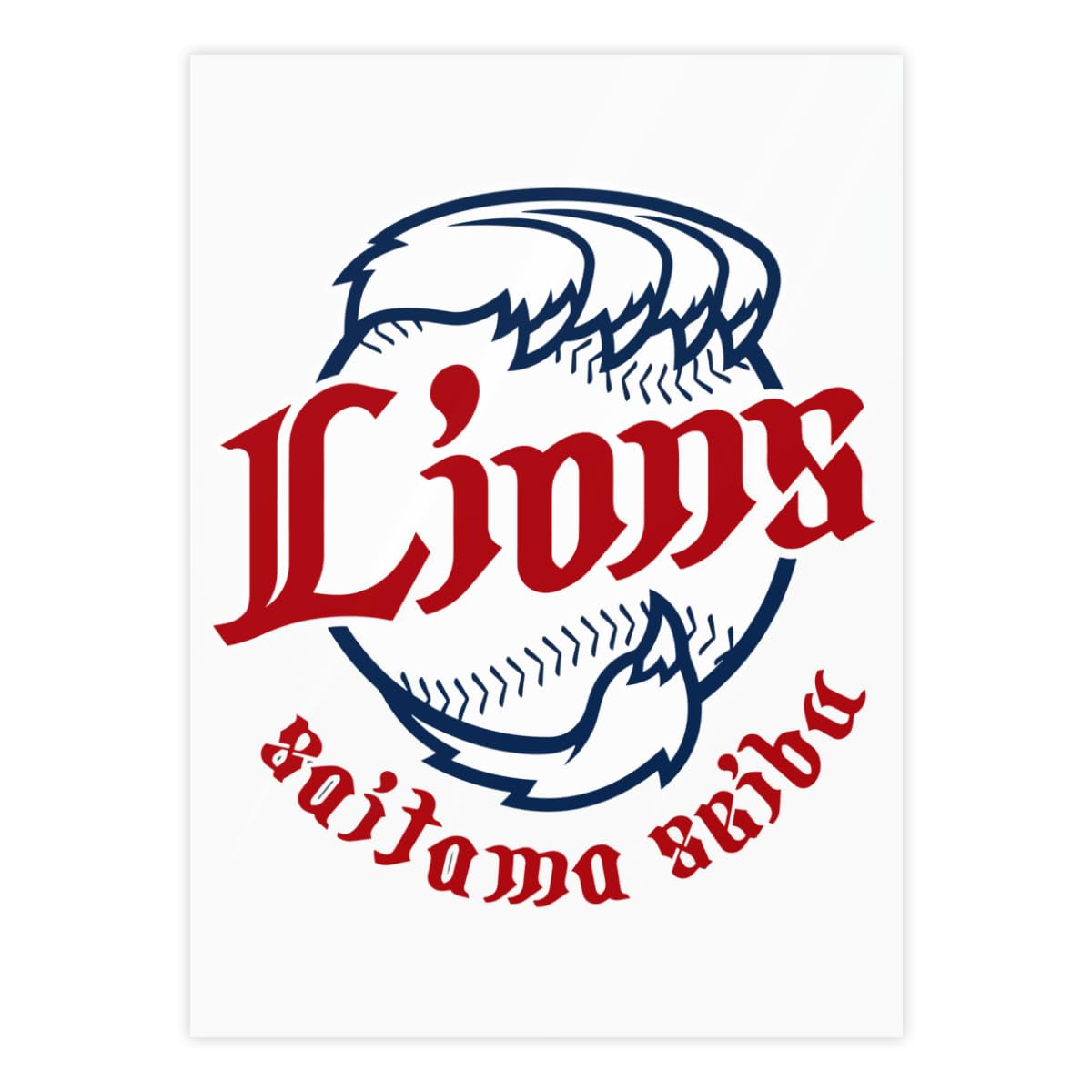 Amazon.co.jp: 埼玉西武ライオンズ 1枚 クリスタルステッカー