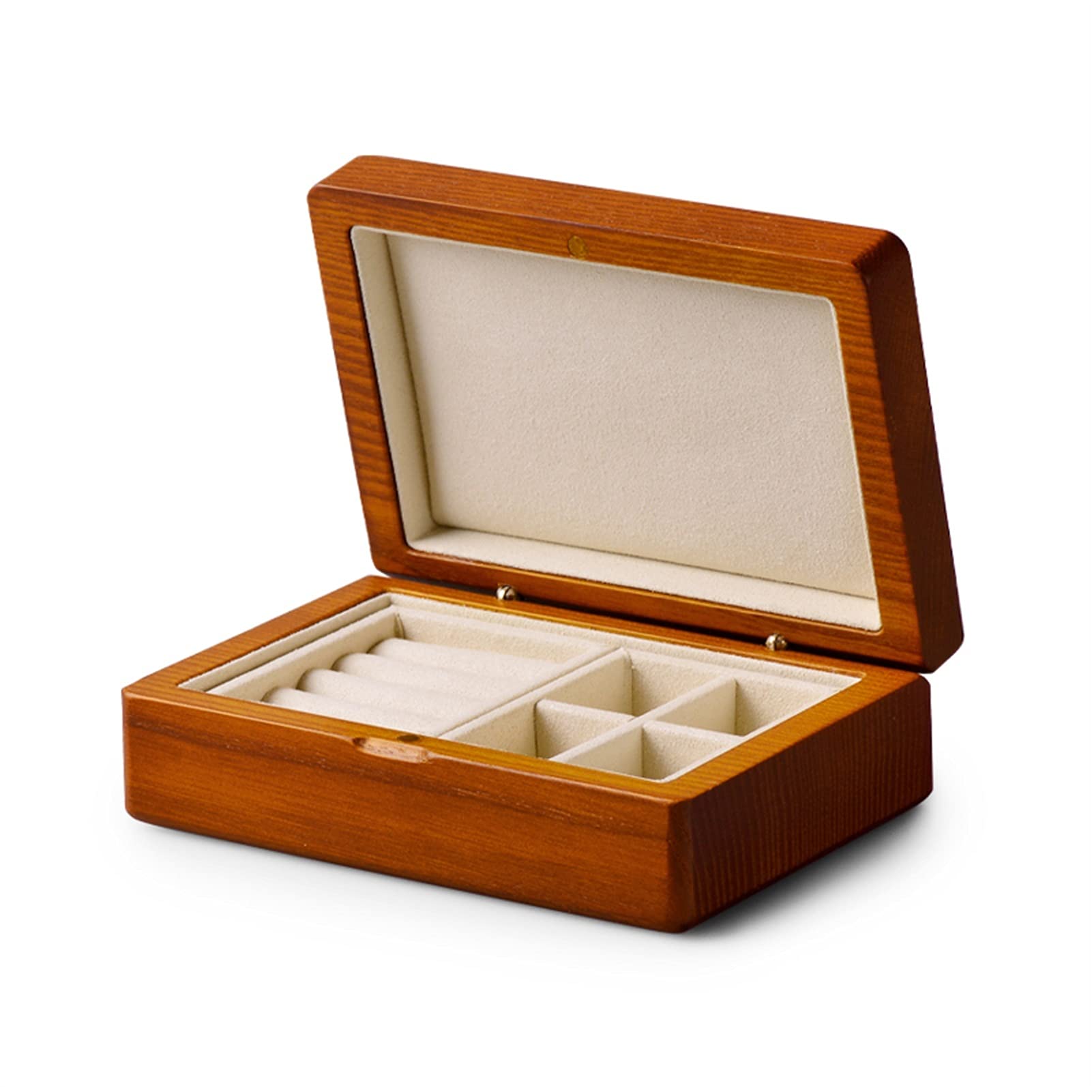 Boîte à bijoux organisateur pour vos colliers et montres sur la coiffeuse