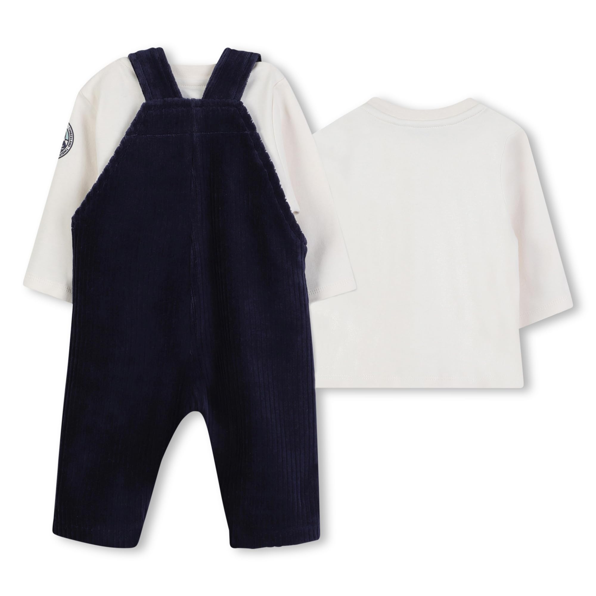 Image secondaire de l'Ensemble Garçon Timberland Indigo - T-shirt et Salopette