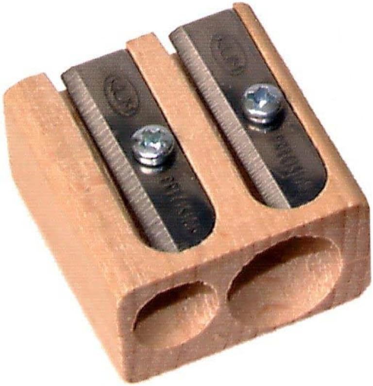 Wood Cutter 2-Hole Pencil Sharpener (142-17)