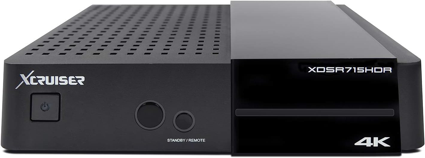 XDSR715HDR 4K Ultra High Definition 2160p, HDR 10Bits, 1GB RAM, 8GB Memory, Android, DVB-S2 Multistream, CPU: Hisilicon Hi3798MV200 QuadCore 1.6GHz
