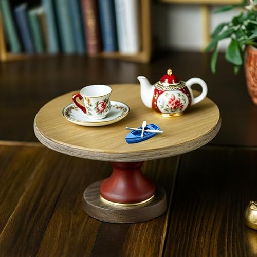 Miniatura 3 de Kisangel 5 juegos de botes de remos en miniatura con remos de 2.36 pulgadas, modelos de mini barcos, figuras de canoa, accesorios para casa de