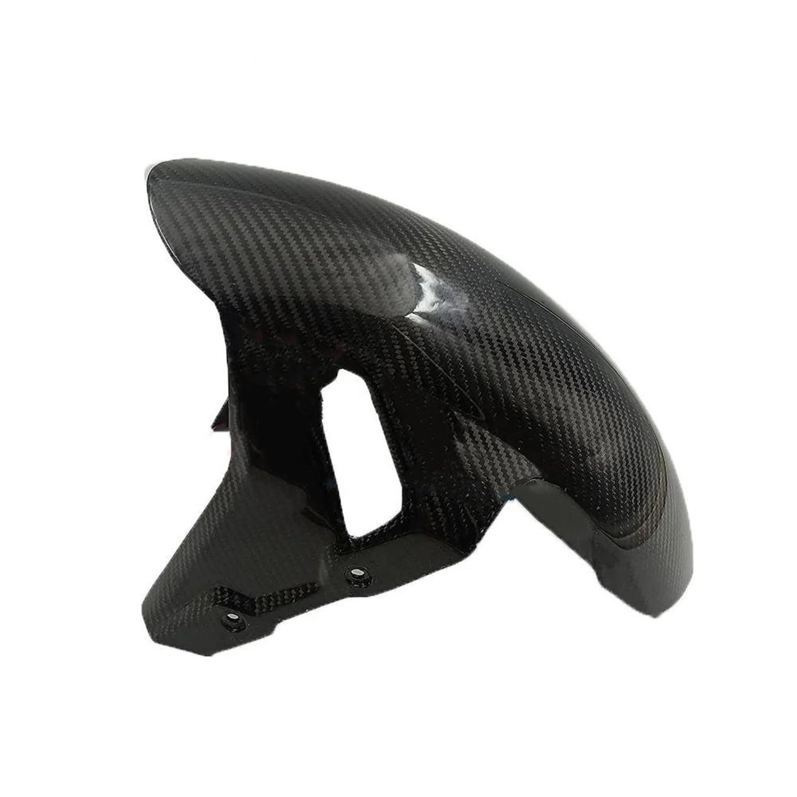 parafango Per F900R F900XR S1000XR S1000R S1000RR 2015-2024 Moto In Fibra Carbonio Non Verniciato Parafango Anteriore Guardia(Black Carbon Fiber)