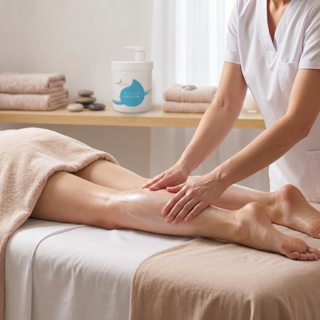 PHYSIOCEUTICALS - Crema Masaje Efecto Frío Profesional 1000ml + Dosificador - Con Mentol y Aceite Esencial de Menta - Piernas Cansadas, Sensación Refrescante