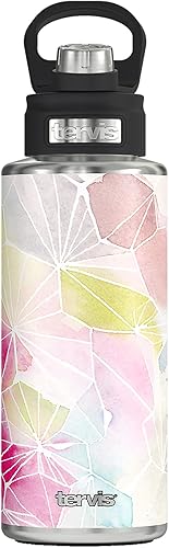 Tervis Yao Cheng-Reflections - Vaso aislante de triple pared botella de boca ancha de 32 onzas acero inoxidable