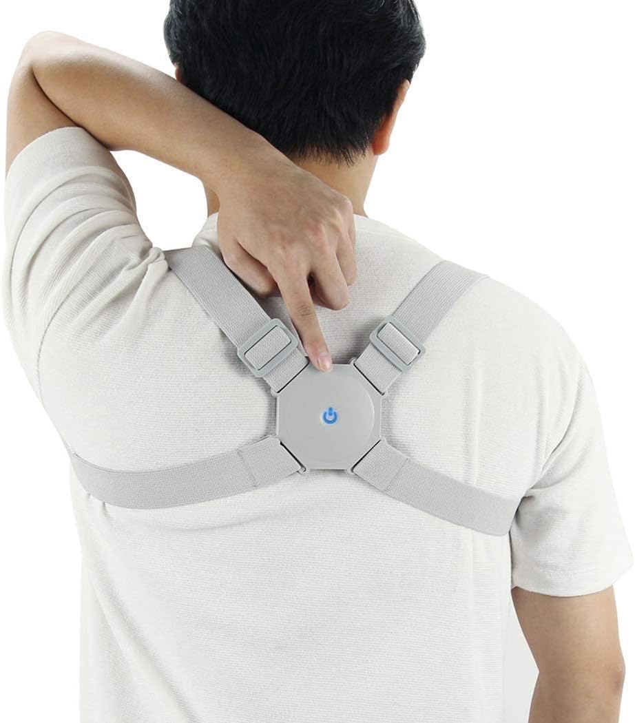Kixre Smart Posture Corrector for Adults and Kids, Universal Sensor Posture Corrector, Intelligent Posture Reminder, Vibrate to Improve Posture, Slouch Humpback Brace for Women and Men