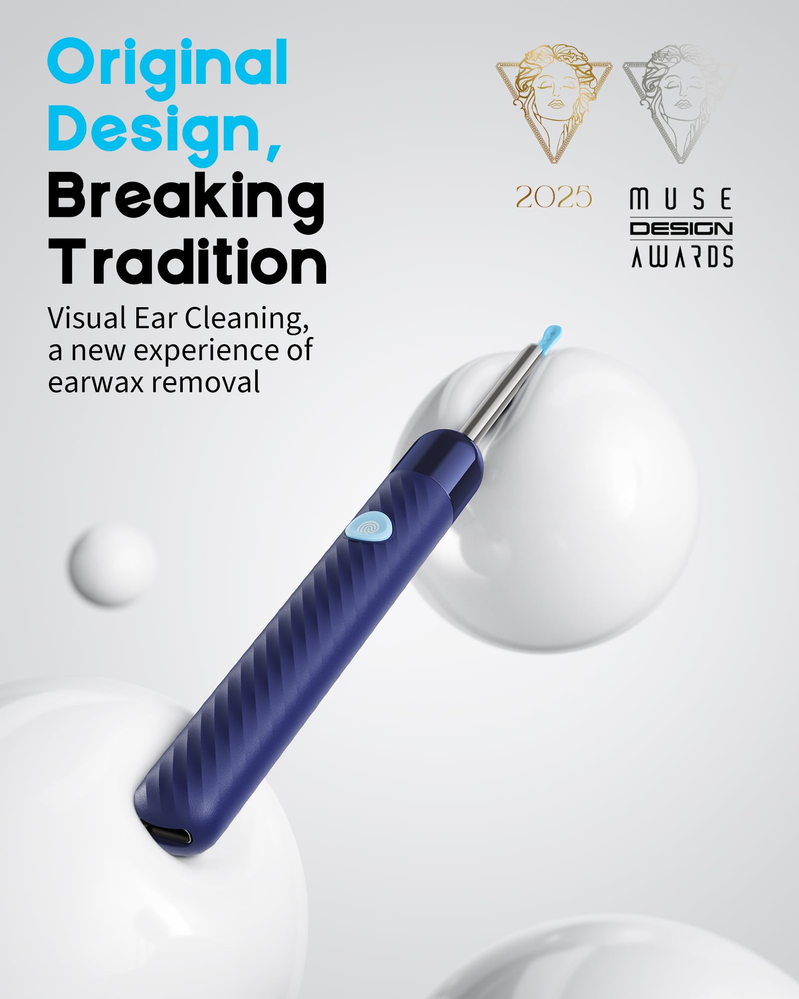 Loyker X6 Ear Wax Removal Tool Camera, FSA - HSA Store Eligible, Blue — Amazon image 2