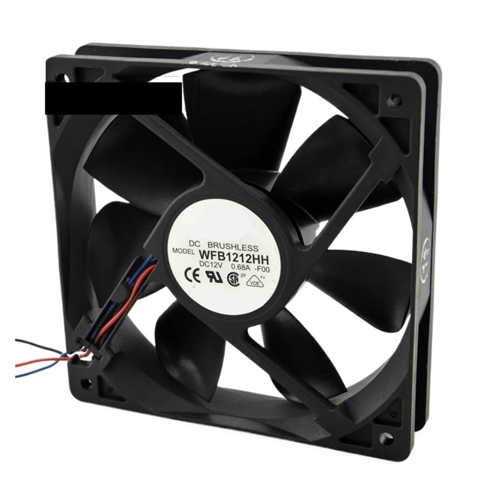 YUSKICCNE WFB1212HH 12V 0.68A 12025 120 * 120 * 25mm 12cm Cooling Fan