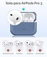 Vista 2 de ESR Funda para AirPods Pro 3, Compatible con Funda de AirPods Pro de 3ª Generación (2025), Compatible con MagSafe, Cubierta de Protección Completa
