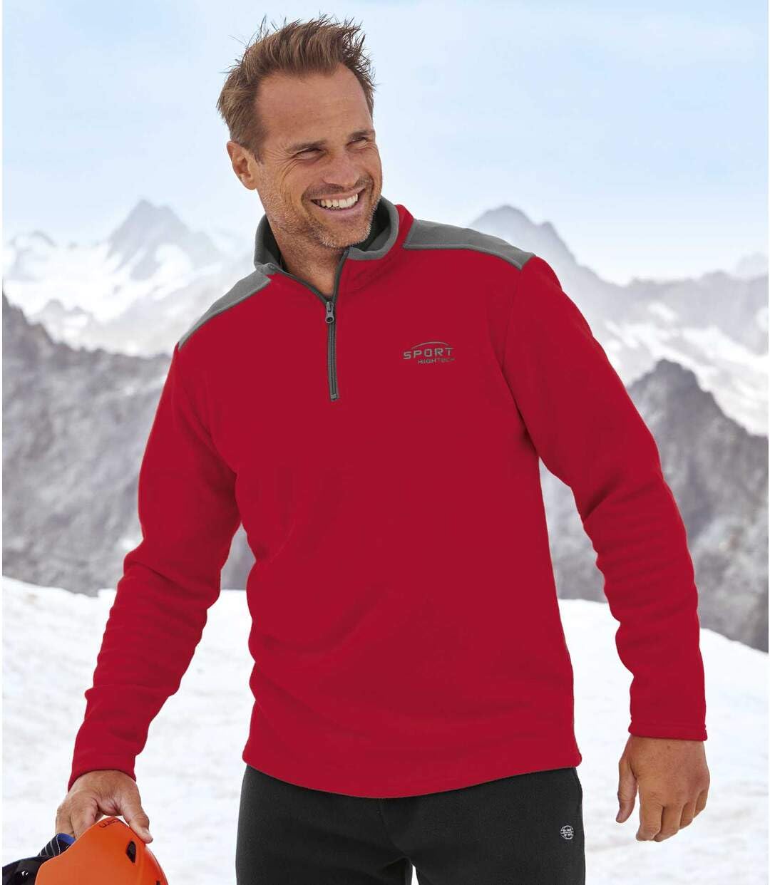 ATLAS FOR MEN - 3er-Pack Microfleece-Pullover - Verfügbar in großen Größen von M bis 5XL