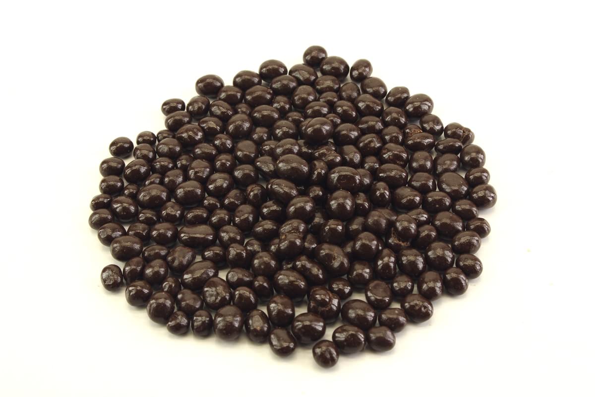 Planet Sweets Dark Chocolate Covered Roasted Espresso Coffee Beans 1.5 Pounds
