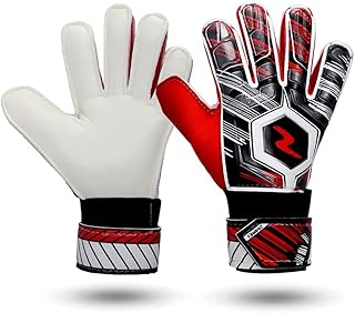 AnnuoYi Goalie Gloves, Football Goalkeeper Gloves, Kids & Youth Football Goal Keeper Gloves Strong Grip for The Toughest S...