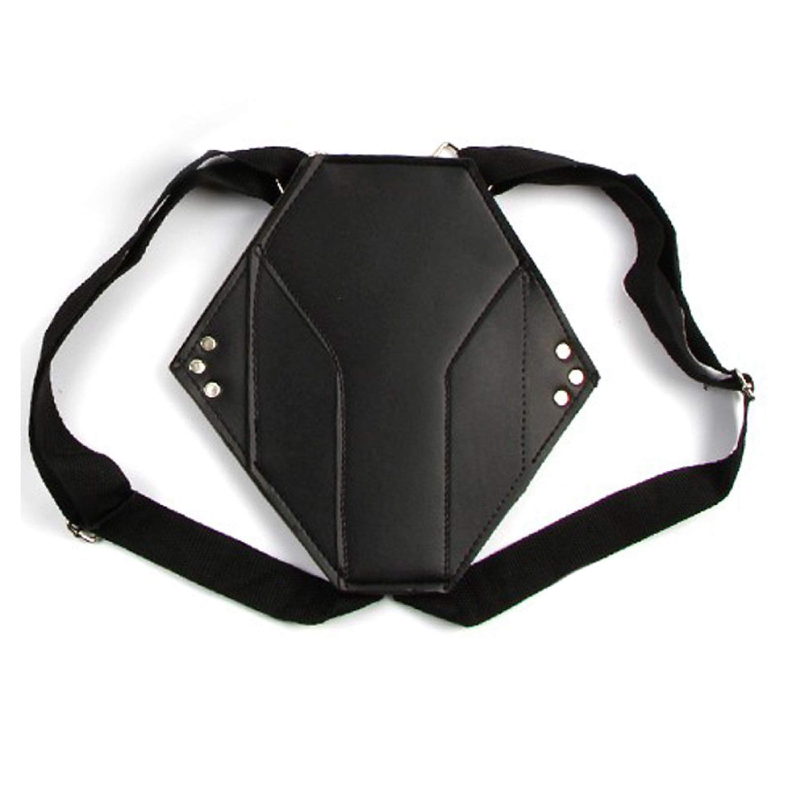 JIZHU Medieval Sword Bag Adjustable Leather Long Sword Holder Back Strap Rapier Frog for Cosplay Costume Can Hold 2 Swords