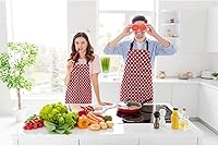 Vista 36 de Africa Map Giraffe Sunset Landscapes Kitchen Bib Apron Vintage Acacia Tree Animal Nature View Polyester Adjustable Apron for Outdoor BBQ Gardening