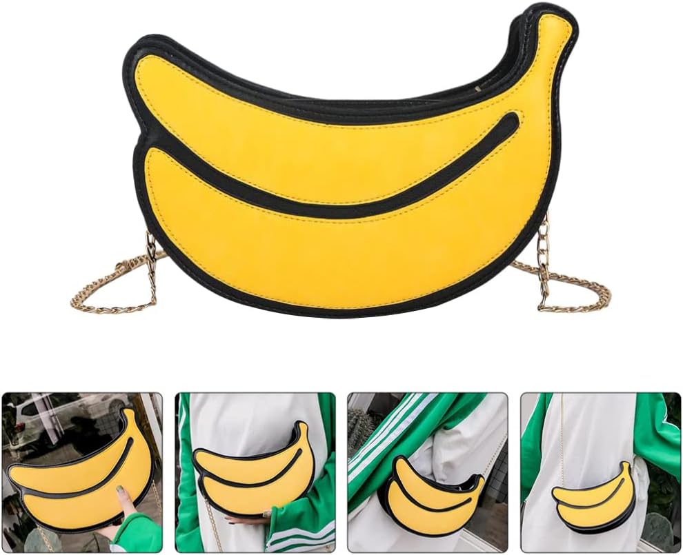 SOIMISS Purse Crossbody Fashion Fruit Shape Women's Shoulder Pu Material Multi-function for Phone Keys Coins