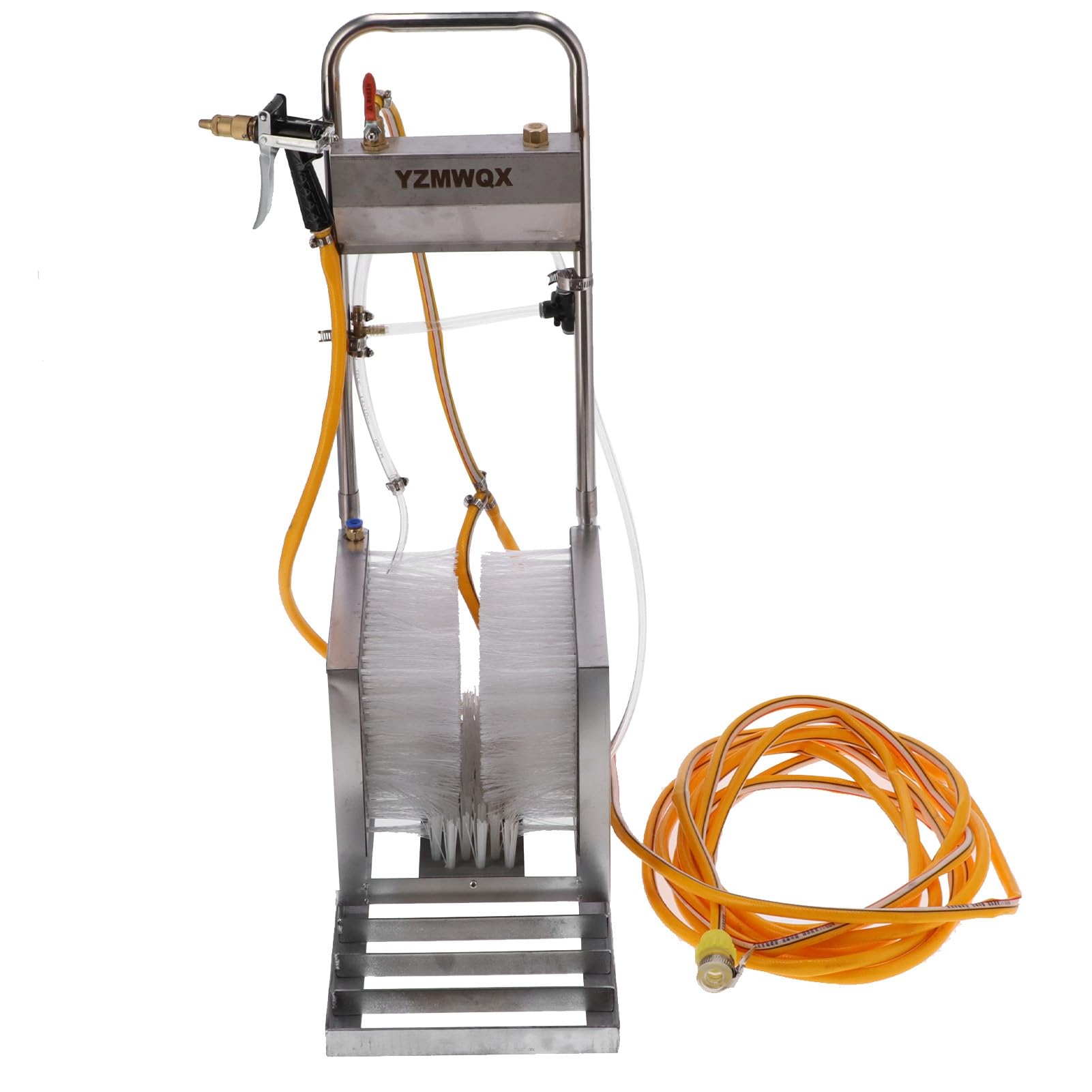 Pulitore Automatico per Stivali in Acciaio Inossidabile con Alta Efficienza per Allevamenti di Bestiame 28 Cm X 54 Cm