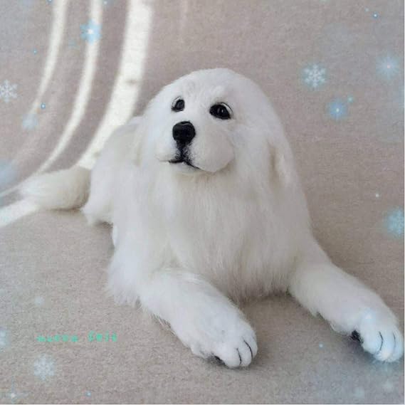 羊毛フェルト グレートピレニーズ ピレネー犬 全長約45センチ ハンドメイド 超大型犬 アルパカ混 羊毛犬 おもちゃ おもちゃ Amazon 羊毛フェルト グレートピレニーズ ピレネー犬 全長約45センチ ハンドメイド 超大型犬 アルパカ混 羊毛犬 おもちゃ おもちゃ Amazon