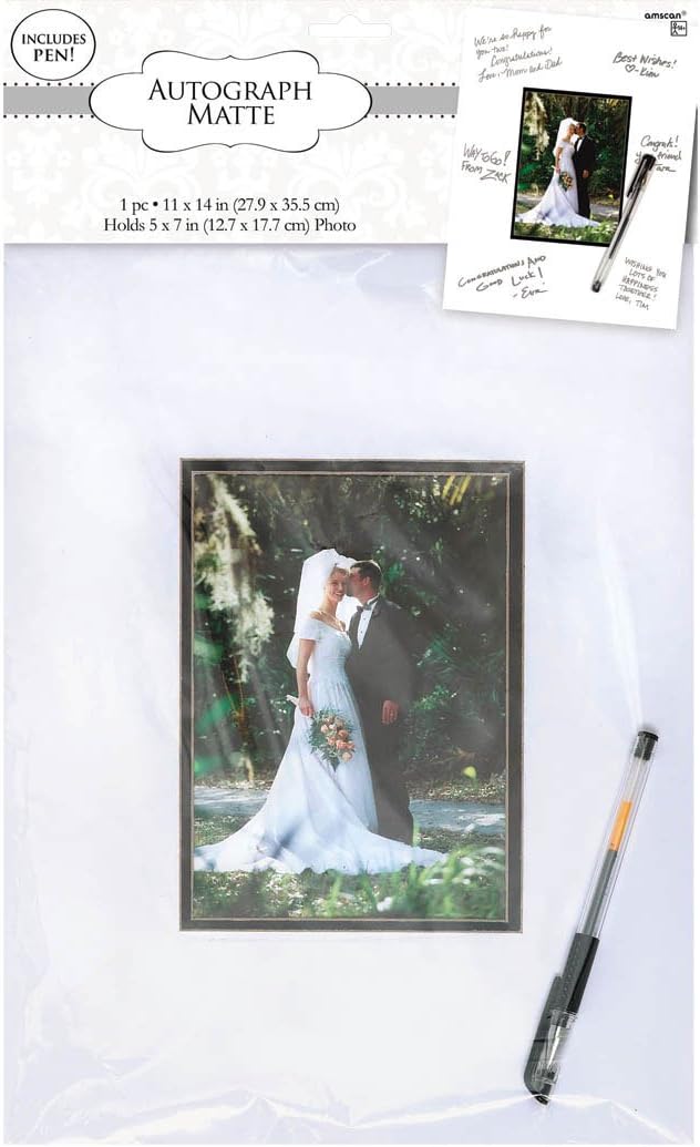 amscan Autograph Photo Matte