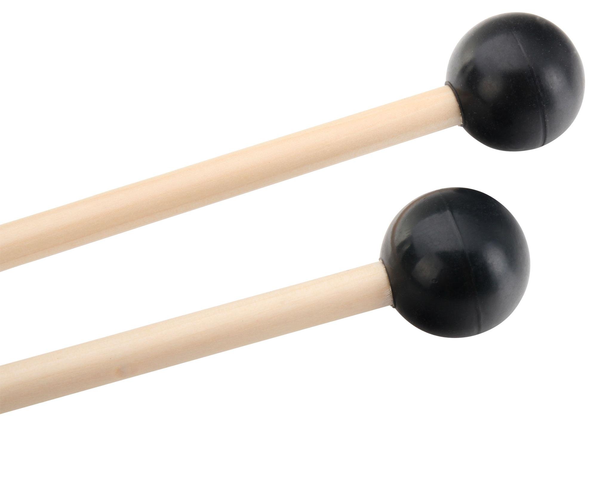 XDrum MG3 Xylophonschlägel Holz/Kunststoff (Lieferung im Paar, Länge: 37cm, Kopfdurchmesser: 2,5cm)