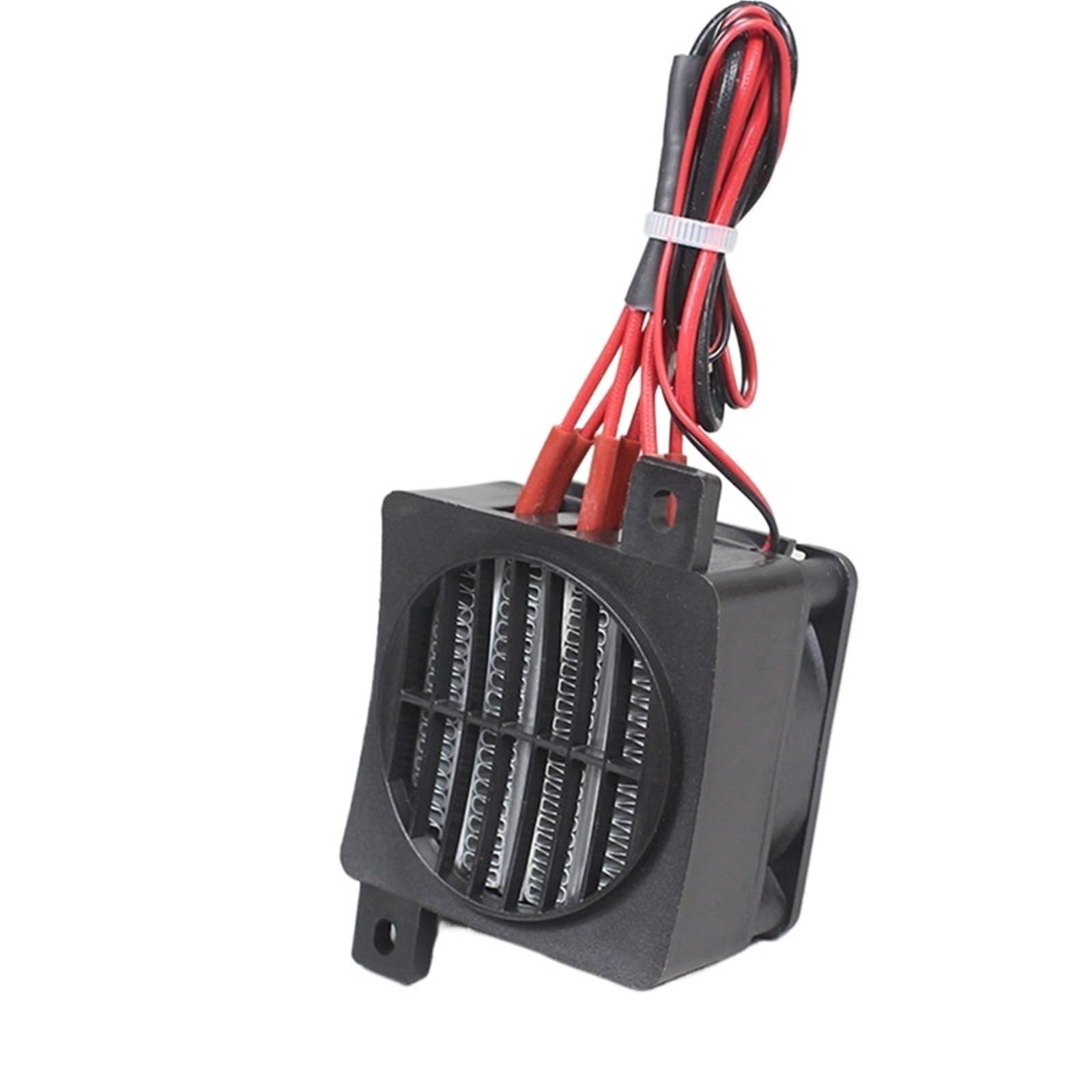 Grzałka PTC 12V 24V 48V 110V 220V Ceramiczna termostatyczna izolowana grzałka z wentylatorem Inkubator z izolacją dla zwierząt Nagrzewnica elektryczna PTC Samochód (izolowany) 220V 200W)