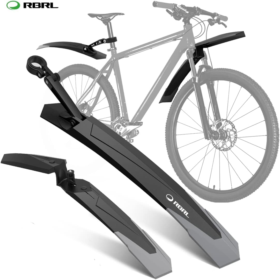 RBRL Ensemble de Garde-Boue de vélo [24-29 Pouces], Garde-Boue VTT, Garde-Boue de vélo Universel, Garde-Boue VTT (pour Protéger Contre Les éclaboussures d'eau et la saleté