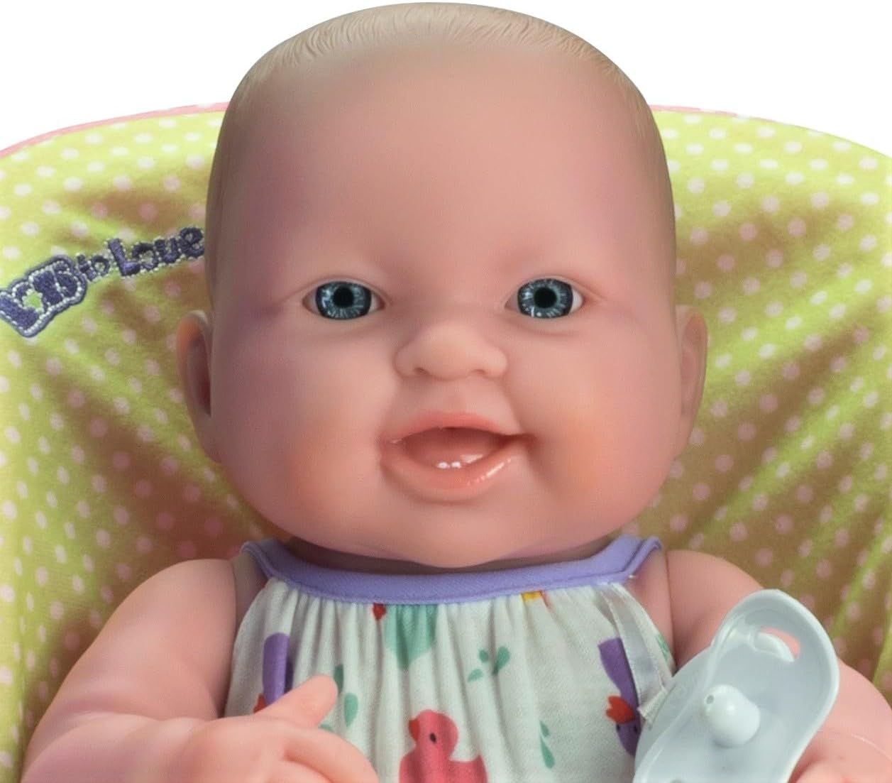 JC Toys, 14" Lots to Love Babies Doll and Car Seat - 4 Multi-position Carrier - Posable & Waterproof - Ages 2+