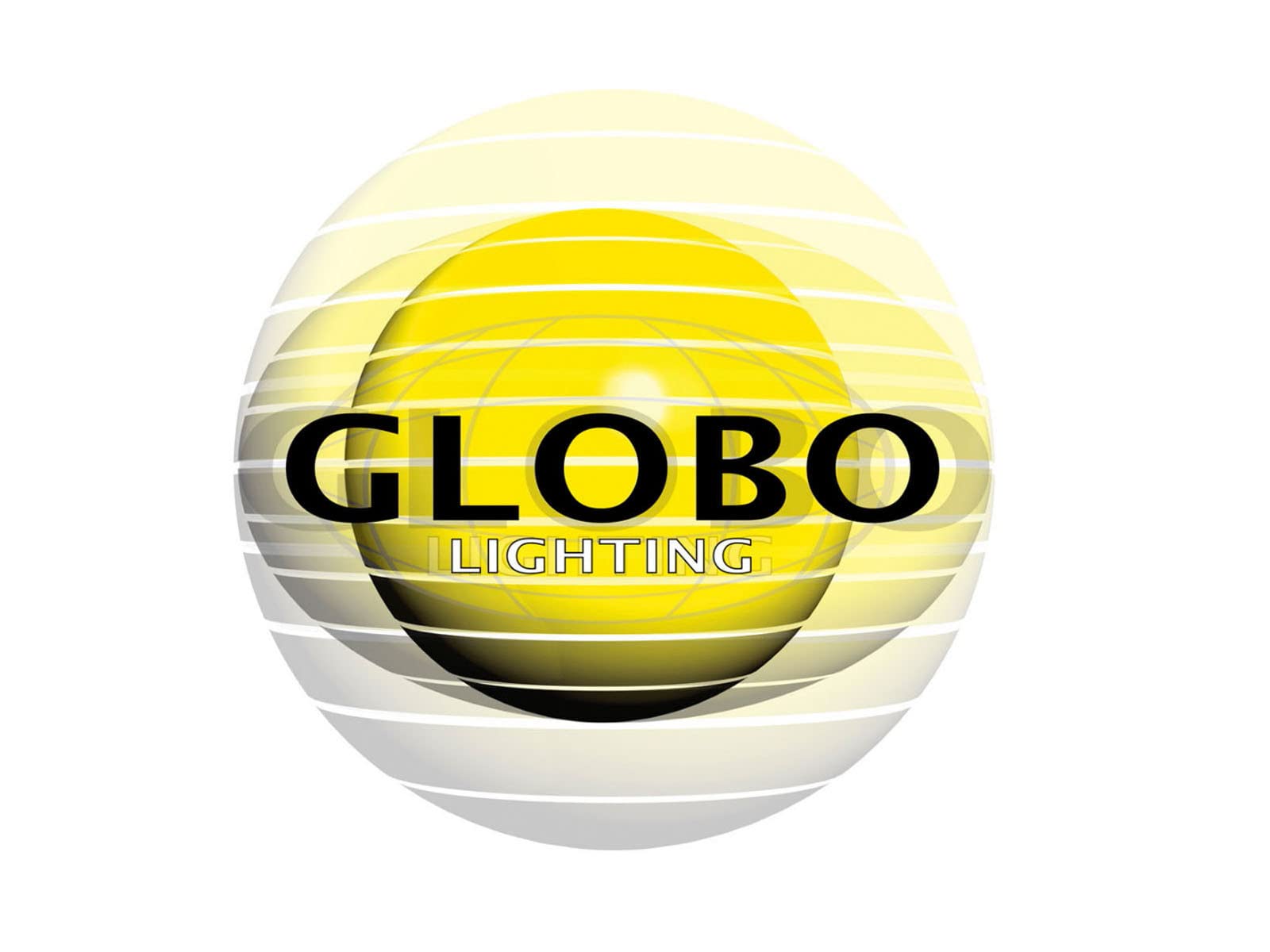 Globo Pendelleuchte in Gold mit vier Glas Lampenschirmen, Breite 110cm |