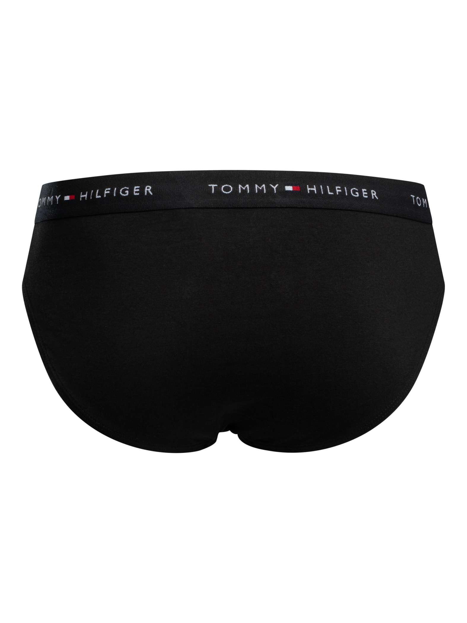 TOMMY HILFIGER Męskie 3P BRIEF DTM UM0UM03471, Czerwone, M, Czerwony (Blk/Blk/Blk), M