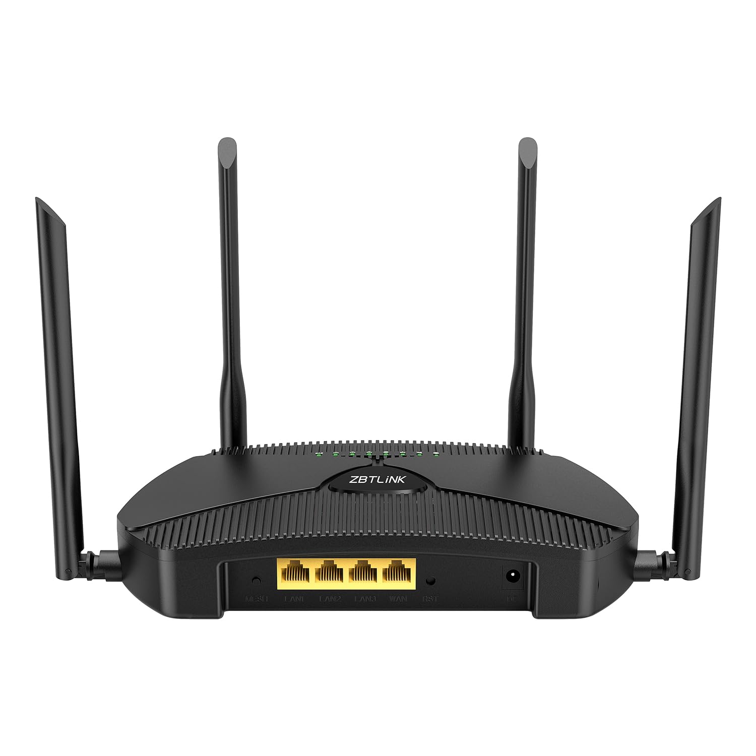 Industrial Metal 4G LTE Wi-Fi 6 Router - Dual-Band Gigabit, 6×5dBi Removable Antennas, Dual SIM - for Remote Sites/IoT/Mobile Offices (Enterprise/Field Use) (Wi-Fi 6 AX3000)