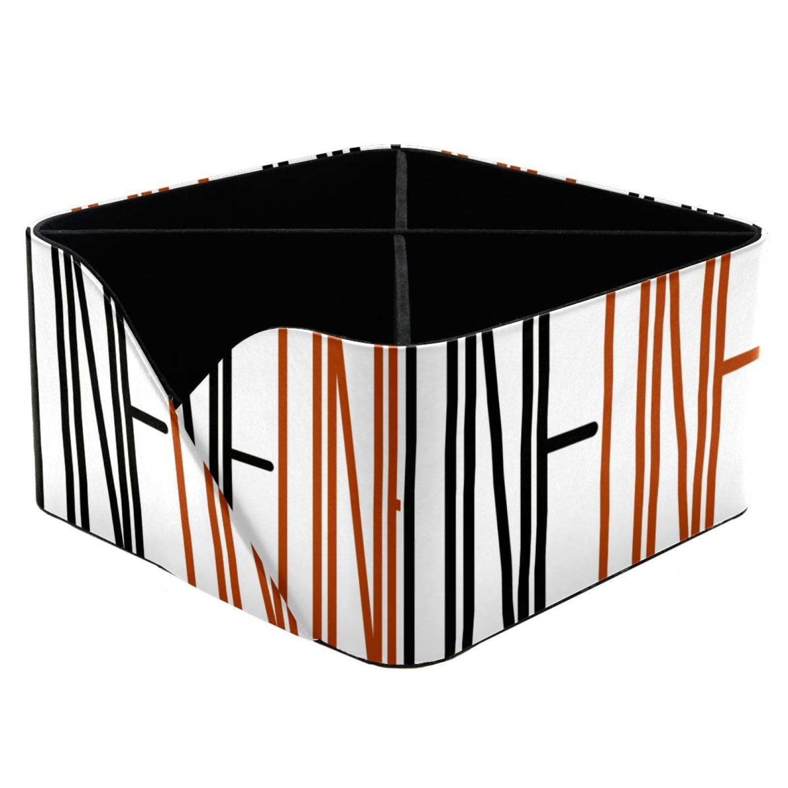 Porte-stylos rectangulaire abstrait et boîte de rangement beige pour bureau enfant et femme