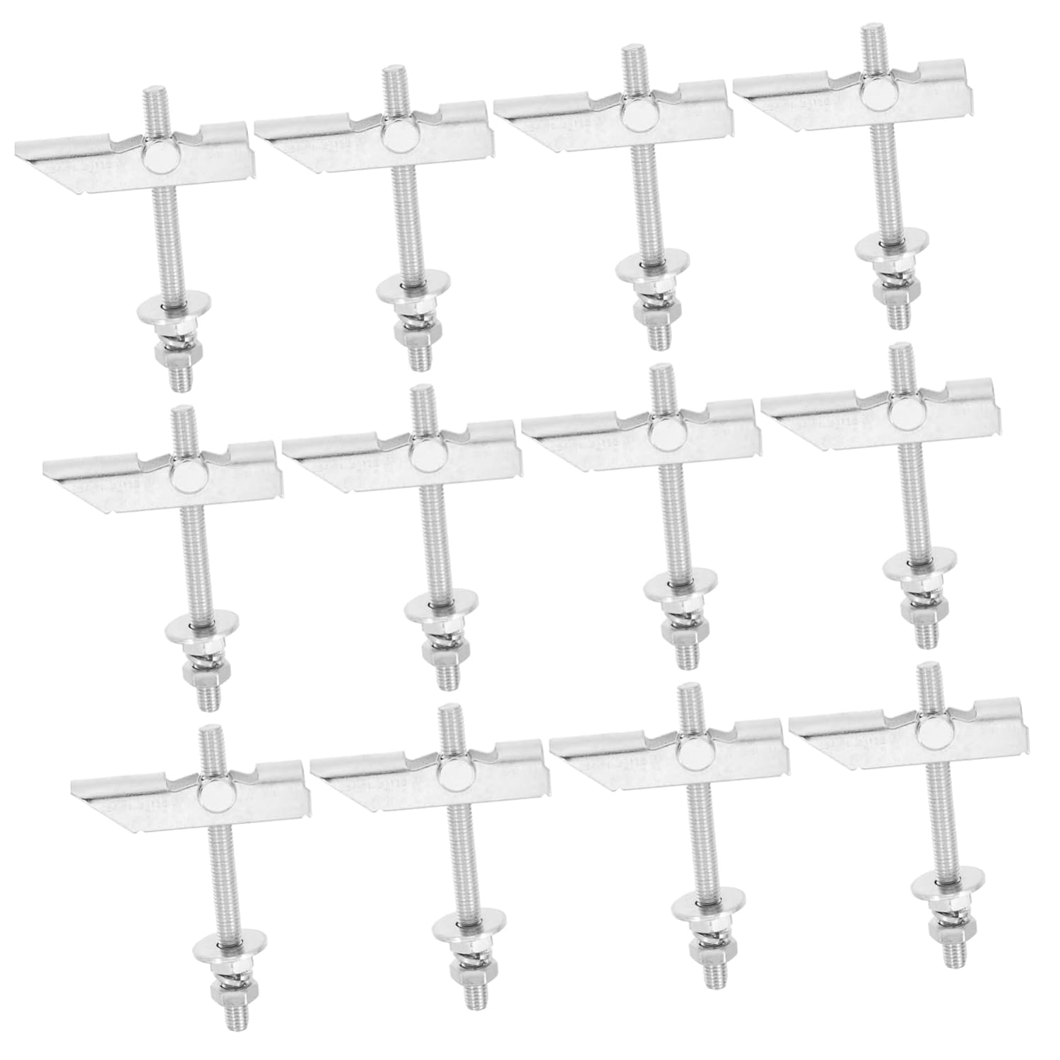 KICHOUSE 12pcs Heavy Duty Toggle Bolts with Aircraft Screws for Drywall Anchors for Hollow Walls Reliable Fastening for Hanging Items