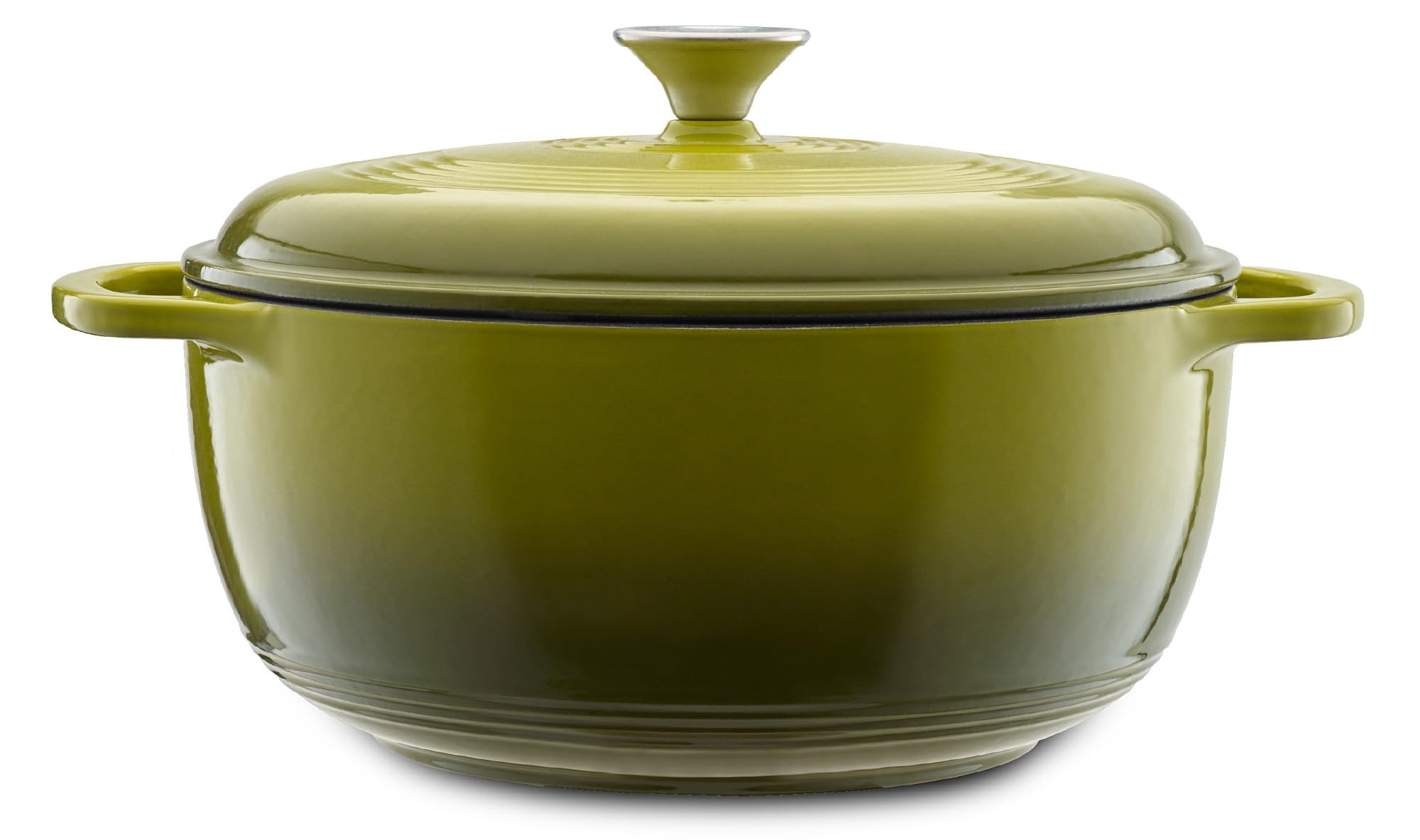 Mercer Culinary Enameled Cast Iron Round Dutch Oven, 6 qt., Avocado