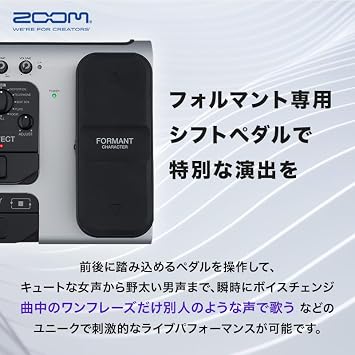 ZOOM Vocal Effector, Voice Changer, V6-SP, VTuber, Listen to Sing, MTR Function, Linked to SGV6