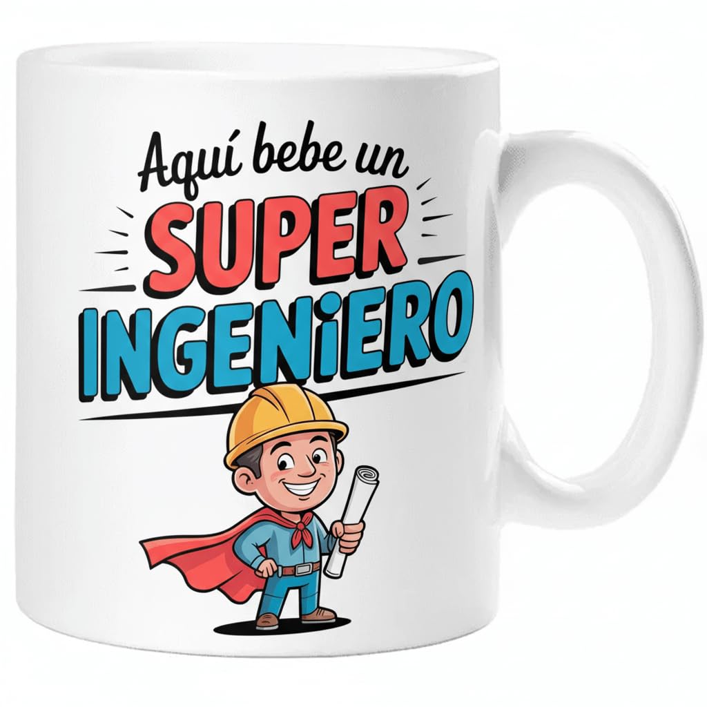 Taza SUPER POLICÍA – Regalo Original para POLICÍA | Taza de Cerámica 325ml con Diseño Superhéroe | Apta Microondas y Lavavajillas — view 35