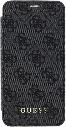 Guess Book Charms Collection Case iPhone with Pockets  Grey