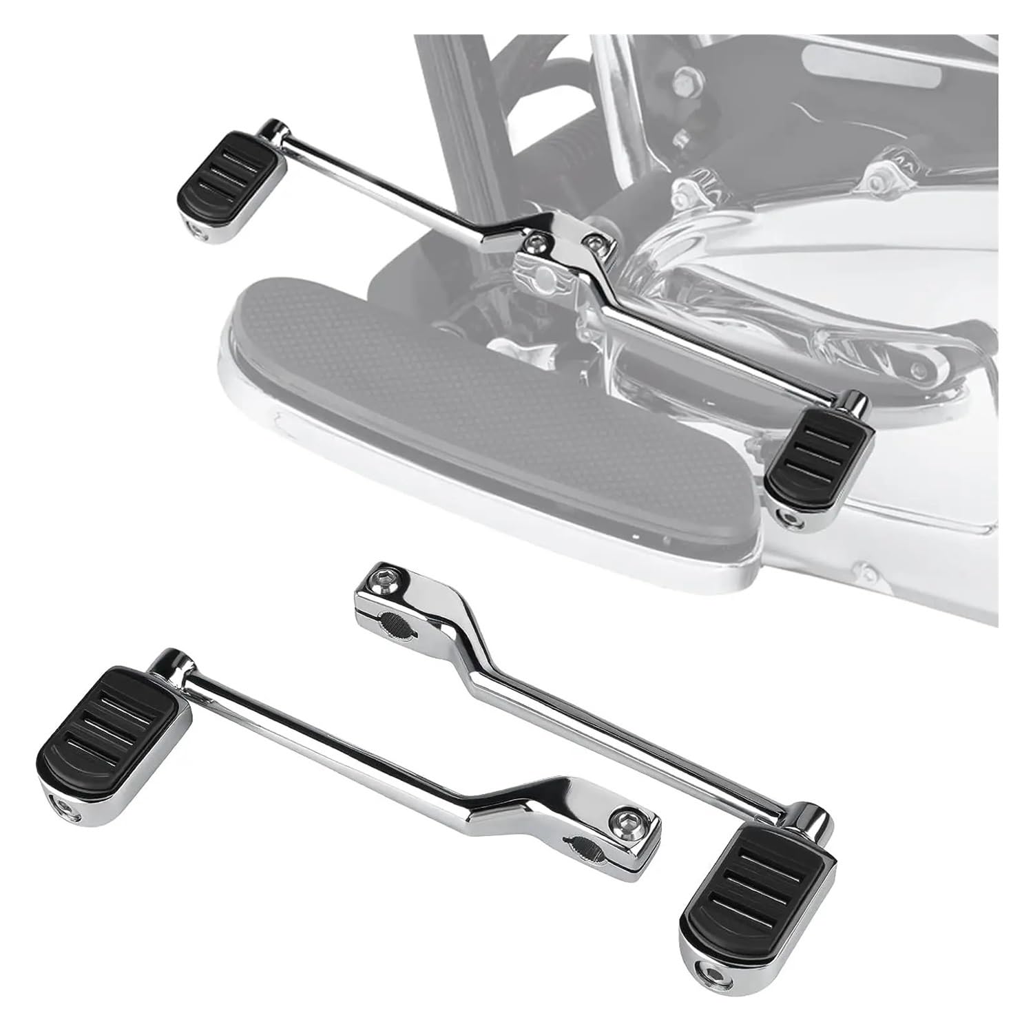 Einstellbare Faltbare Schalthebel Fersen-Zehen-Schaltrasten, Schalthebel Vorne Und Hinten, Pedale Für Davidson 1986–2017 FL, Für Softail 1988, Für Road King Street, Für Electra