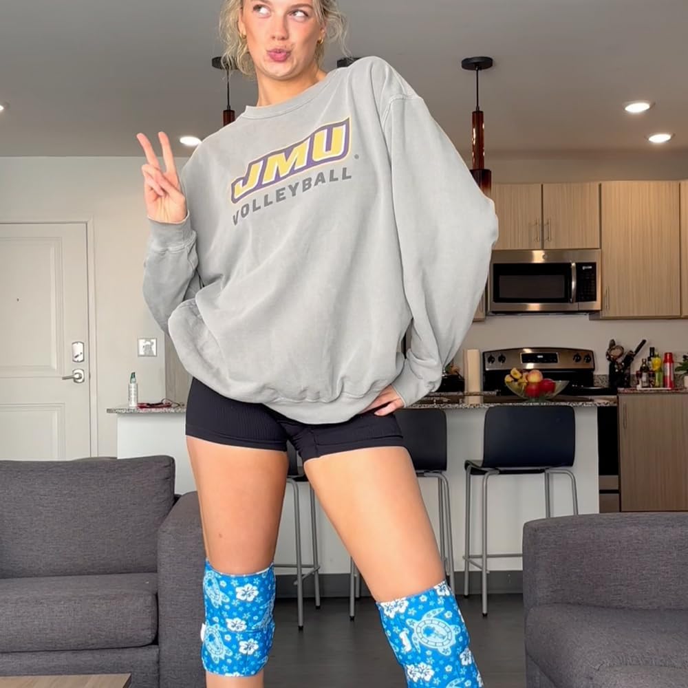 HurtSkurt® Premium Ice Therapy Sleeve – Turtle Bay Medium – Stretch-Fit Wearable Cold Compression Wrap for Knee, Leg, Elbow & Ankle Recovery