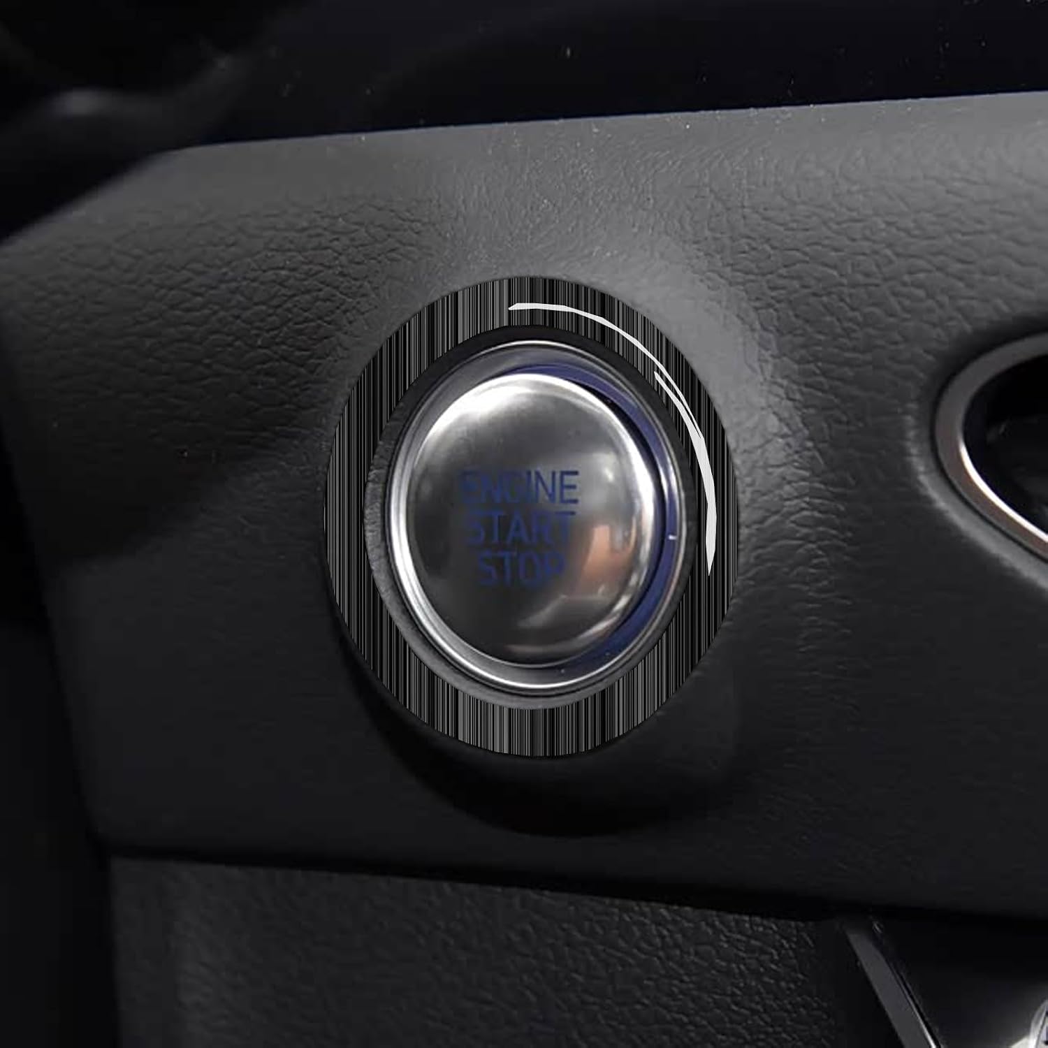 Black Wood Grain Sticker-Car Rear Armrest Panel Water Cup Holder Frame Sticker Compatible with Hyundai Sonata SE/SEL/SEL Plus/Limited/N-Line 2020 2021 2022 2023 Auto Accessories
