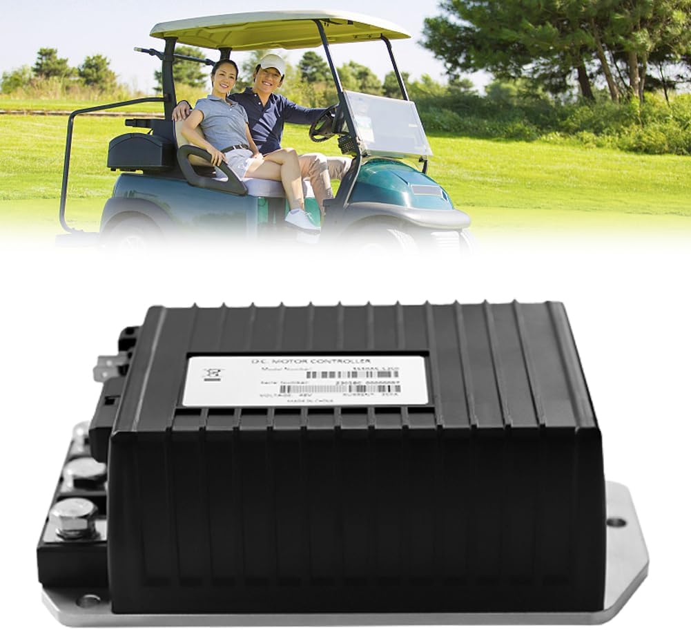1510AS-5350 Golf Cart Controller, 48V 350A Golf Cart Speed Controller Compatible with Curtis for Club Car DS & Precedent, Carryall 1, Carryall Turf 2000-2009, MCOR 5K-0 Throttle Type, IQ, 102806203