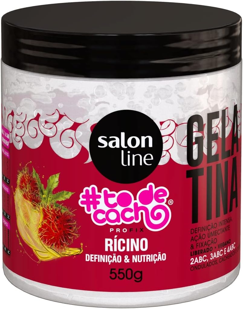Salon Line Linha ToDeCacho Gelatina Ricino Definicao
