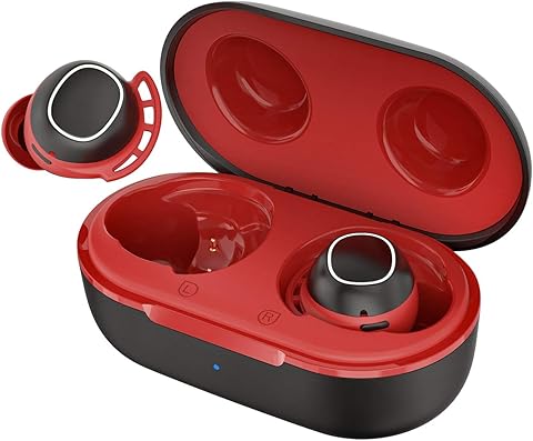 True Wireless Earbuds for Sport, Mpow M30 in-Ear Bluetooth Earphones, Immersive Sound w/Bass, IPX7 Sweatproof, Touch Control, 25 Hrs w/USB-C Charging Case/Mics, TWS Headphones for iPhone/Samsung ect