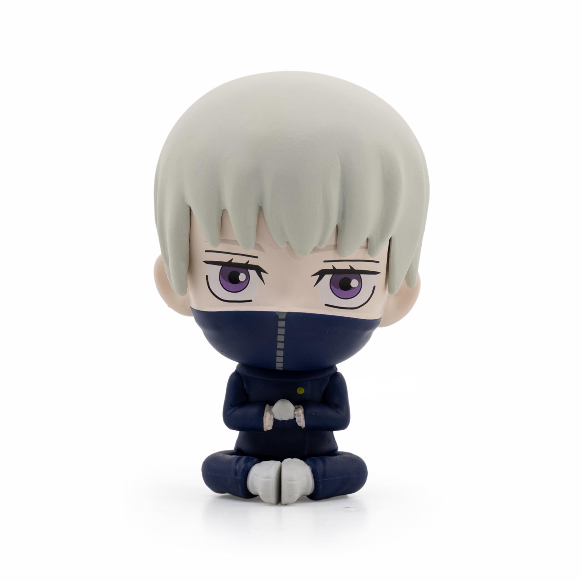 YuMe Jujutsu Kaisen Bobble Head, Toge Inumaki 2.5" Mini Figure Collectable in Hero Window Box | Officially Licensed Crunchyroll Merchandise | Toy Gift for Kids, Adults & Manga Fans | Get All 8 Figures