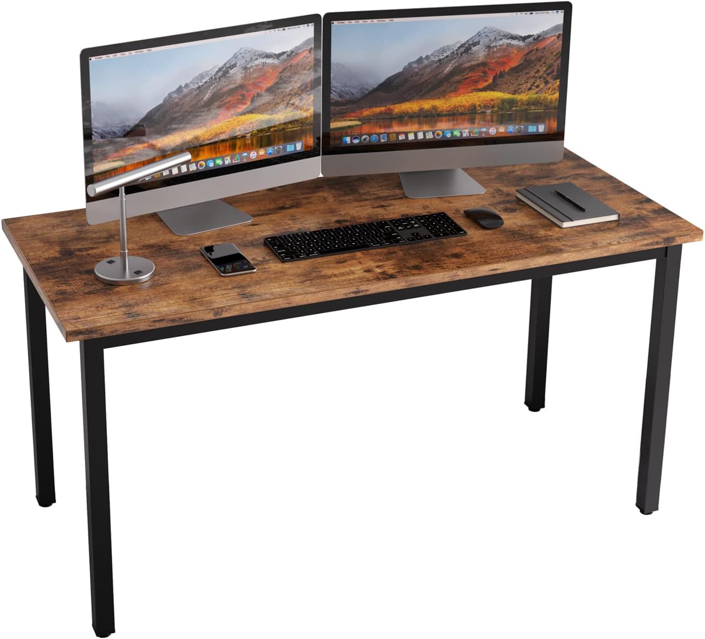 Computer Desk, Office Desk, Industrial Style