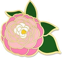 Vista 9 de PinMart Pin de solapa esmaltado de moda de flores