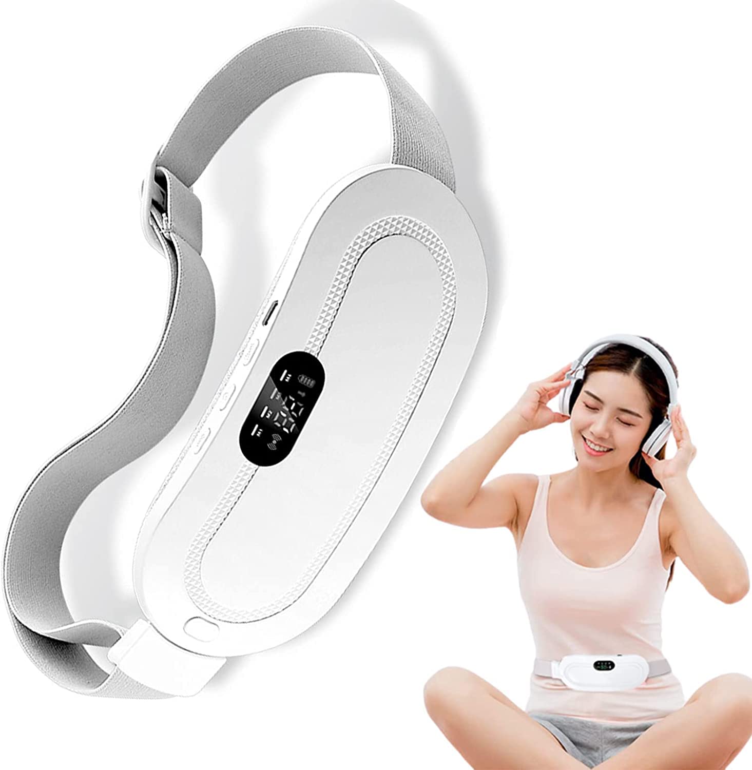 Calyrex Portable Cordless Heating Pad for Menstrual Cramps Relief